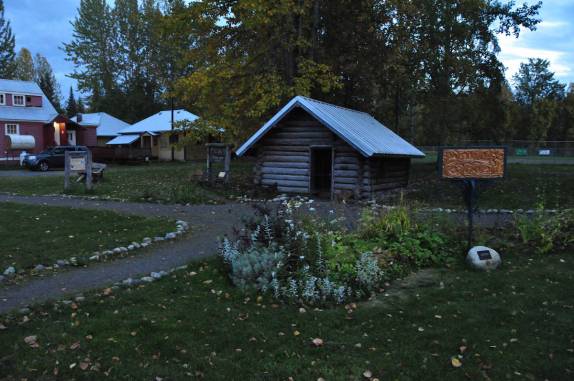 A mais antiga casa de Talkeetna, no Alaska